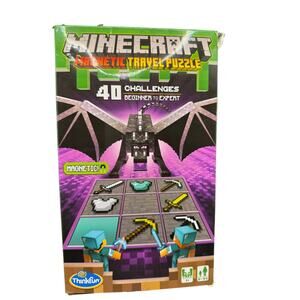 Thinkfun Minecraft Magnetic Travel Puzzle Mojang Complete with Instructions